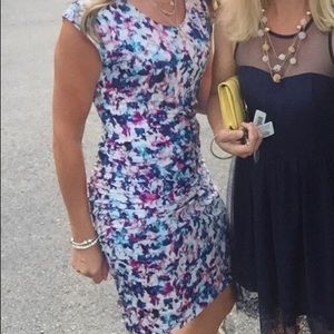 Kut from the kloth floral ruched dress